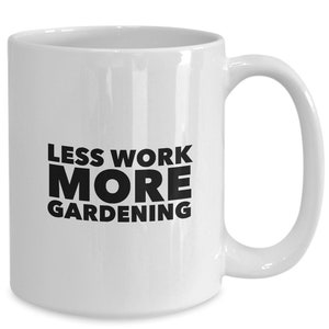 Less work more gardening
