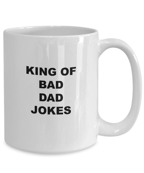 king of dad jokes mug