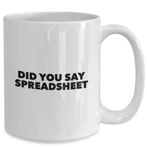Did you say spreadsheet great gift for financial analyst number cruncher accountant