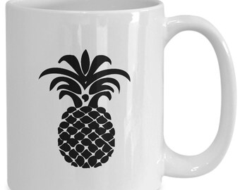Great for Gift Baskets! Selling Fast!  Southern Pineapple Coffee Mug or Tea Cup Trendy Gift