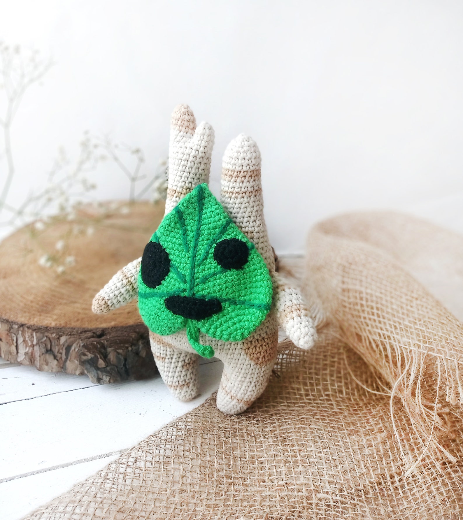Toy korok zelda Korok Amigurumi crochet plush doll Makar | Etsy