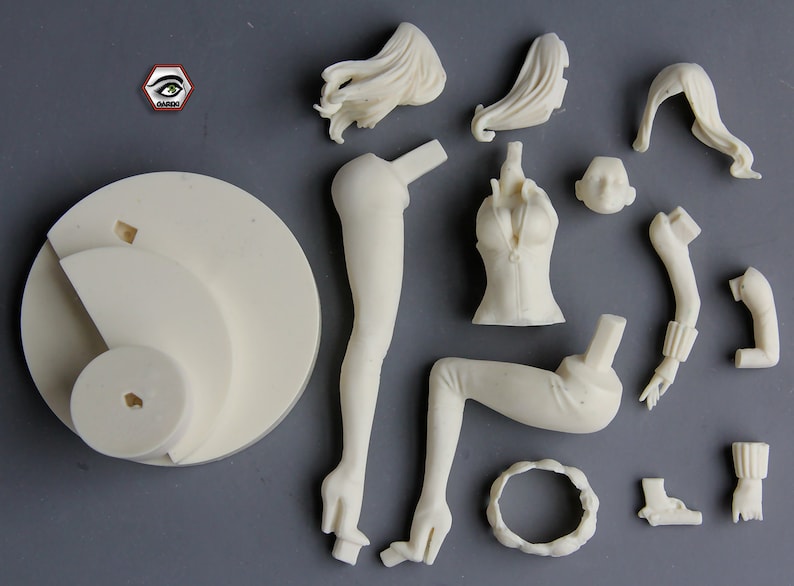 black widow resin model