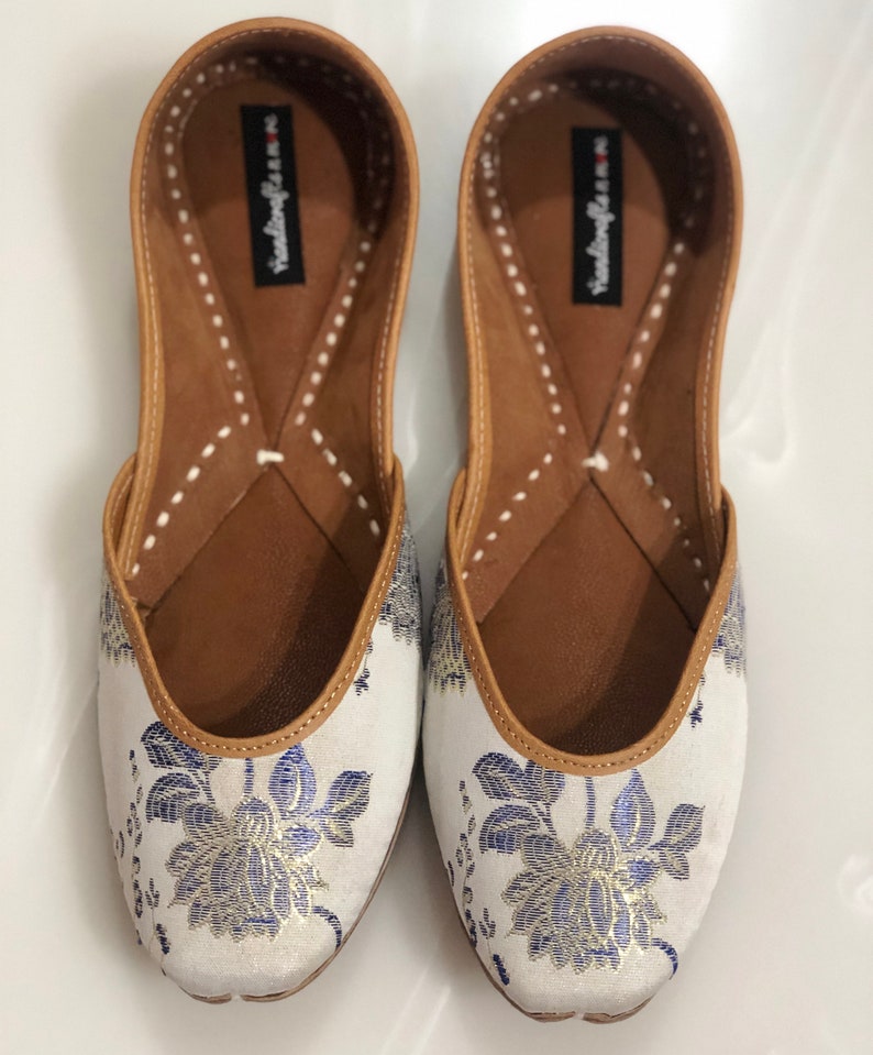 Women Mojari Punjabi Jutti Women Leather Shoes Jutti Etsy