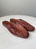 Handmade Dark Brown Leather Sandals for Men – Genuine Leather Summer Shoes, Ethnic Casual Footwear product logo