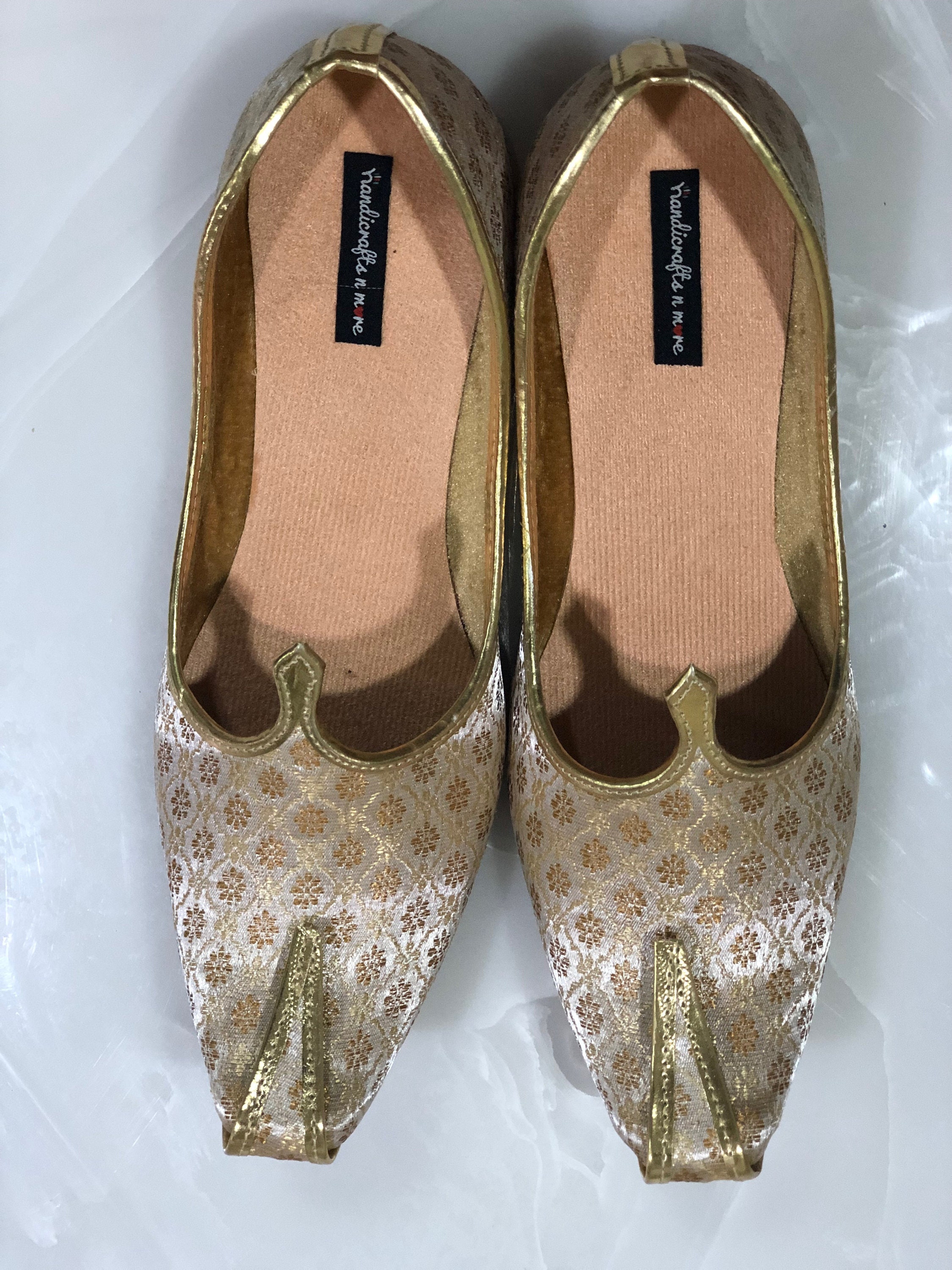 Khussa Shoes Mens Mens Flat Feet Shoes Mens Slippersmens Etsy