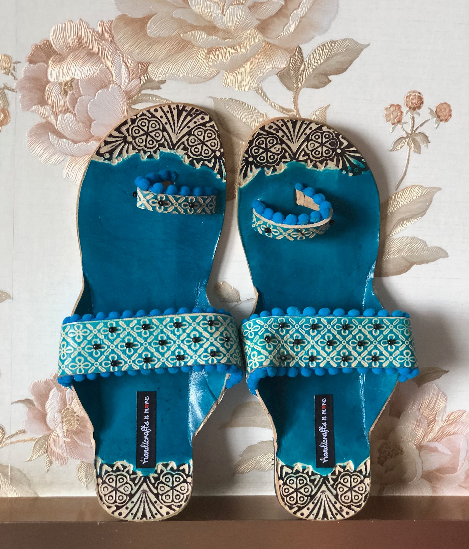 blue chappals