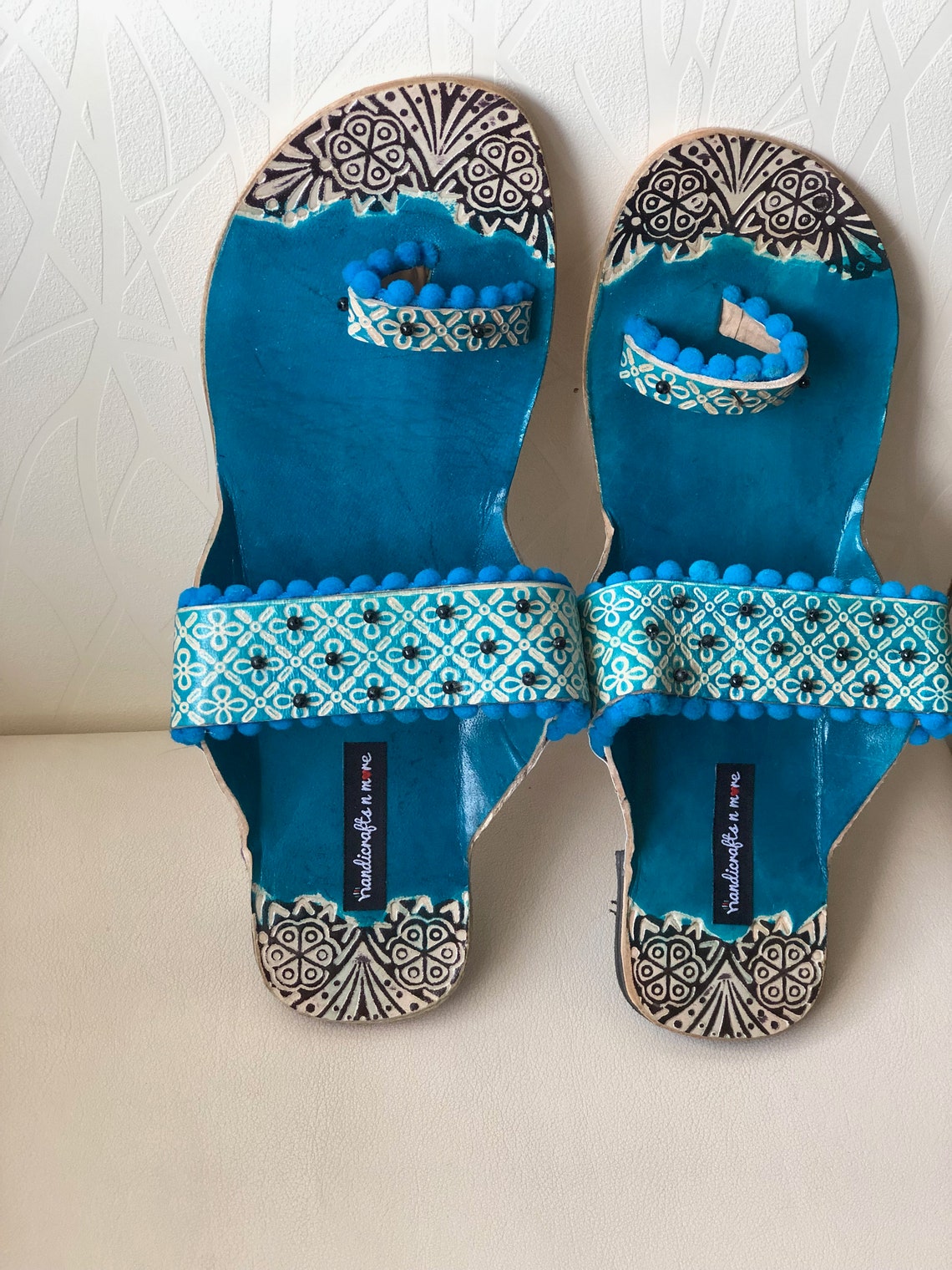 blue chappals