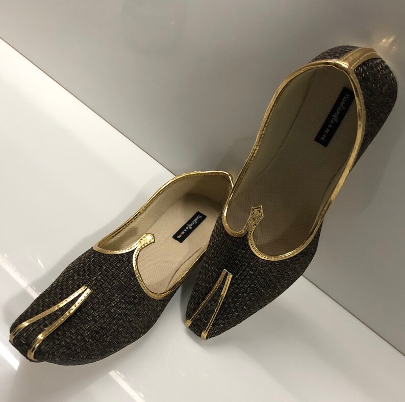 Khussa for Men Brown Mens Indian Wedding Shoes Brown