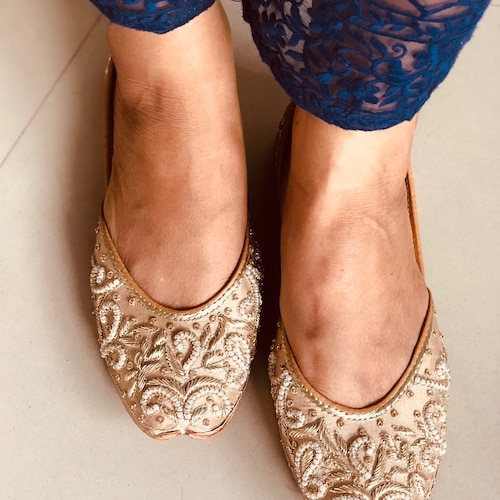 copper bridal shoes