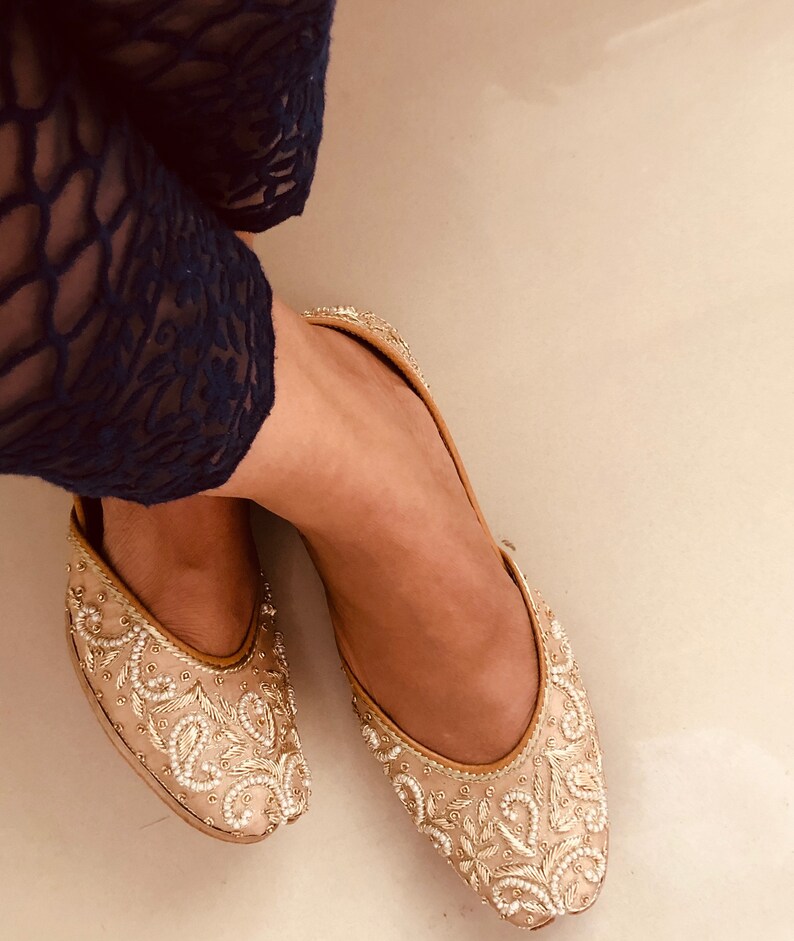 beaded evening shoes