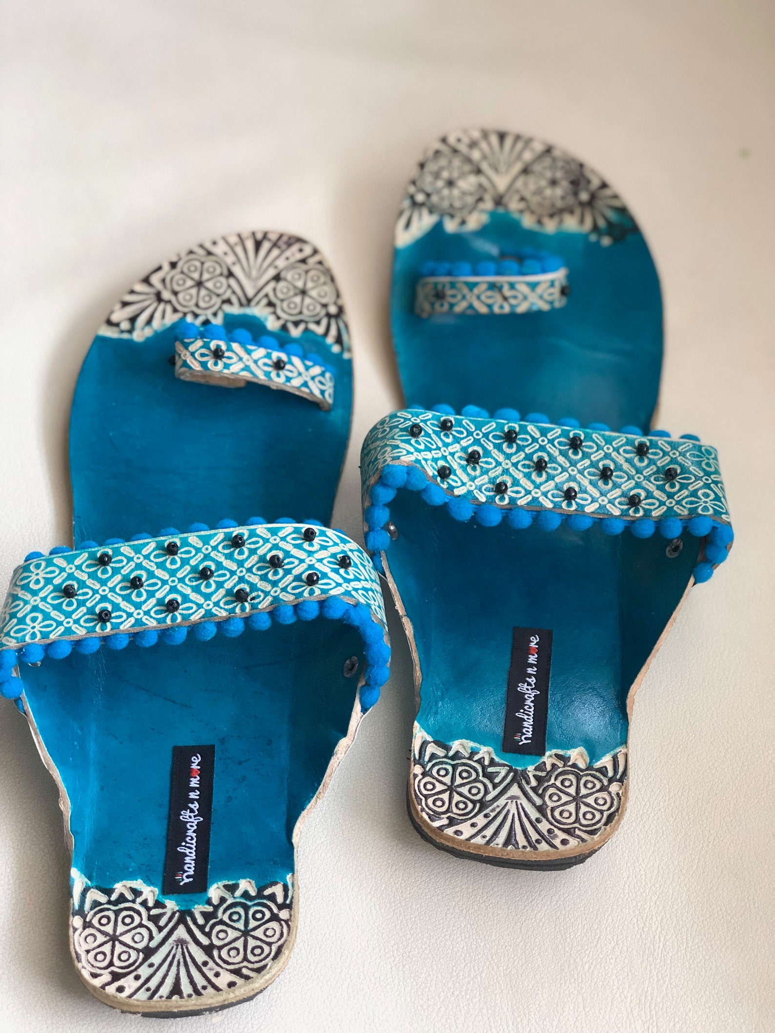 blue chappals