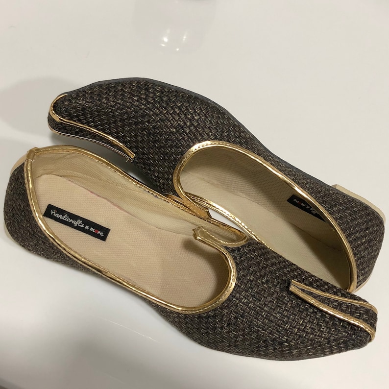 Khussa for Men Brown Mens Indian Wedding Shoes Brown