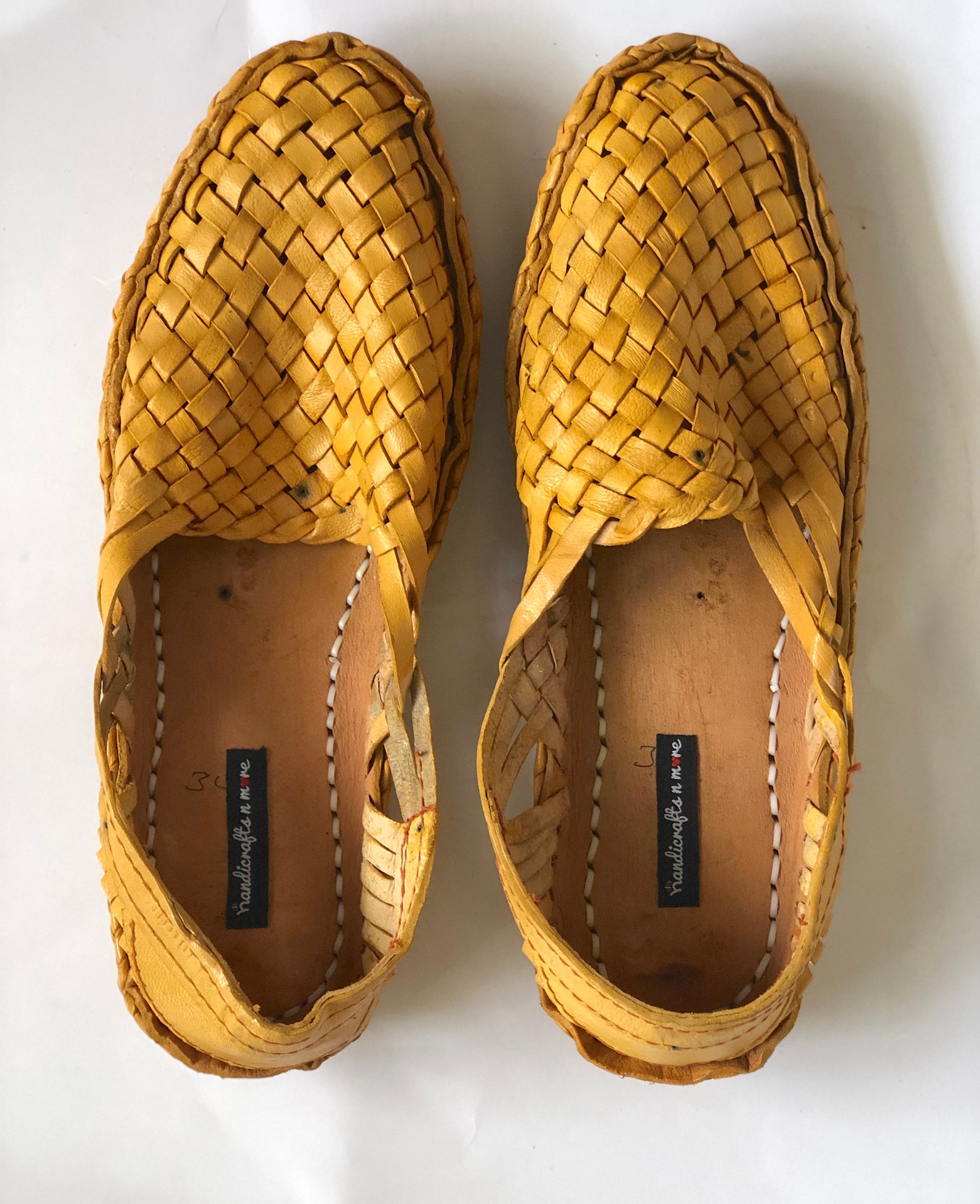 mens woven mules