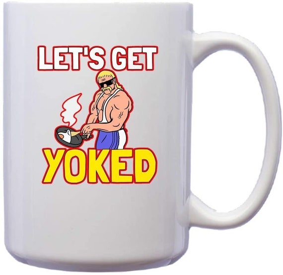 Let's Get Yoked Funny Novelty Body Builder Humor Novelty Etsy