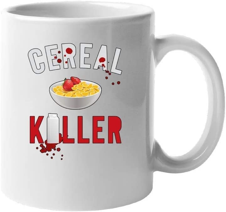 Cereal Killer Funny Breakfast Food Pun Novelty Humor Design Etsy