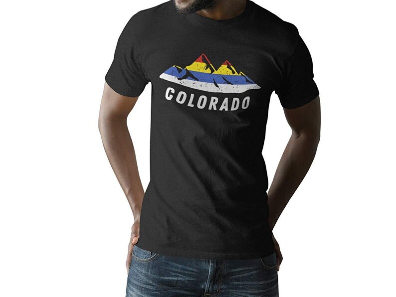 Colorado Mountains Novelty State Pride Tee T-Shirt