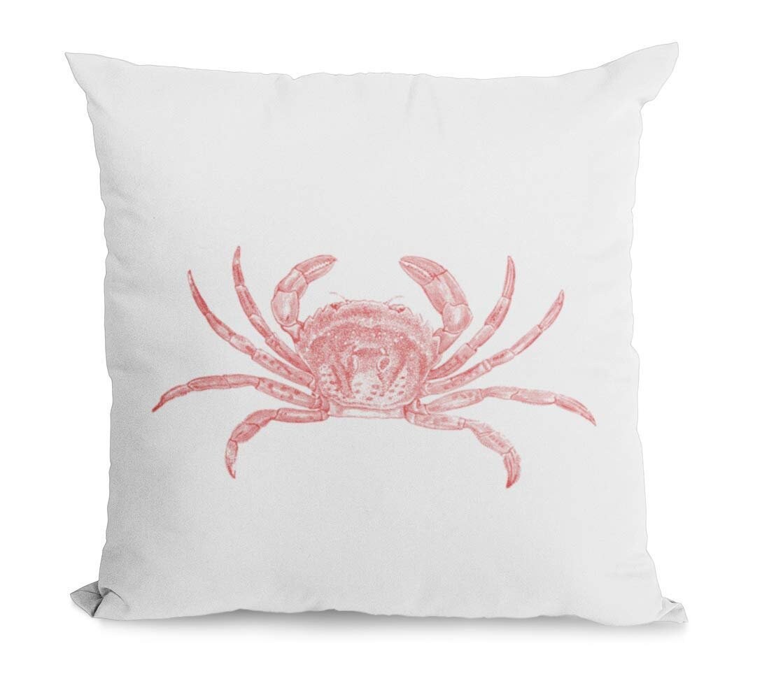 red crab pillow