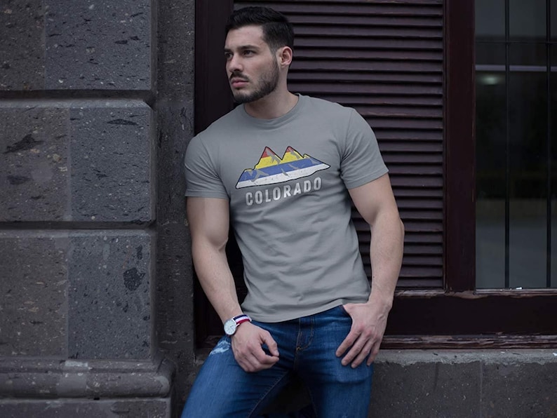 Colorado Mountains Novelty State Pride Tee T-Shirt