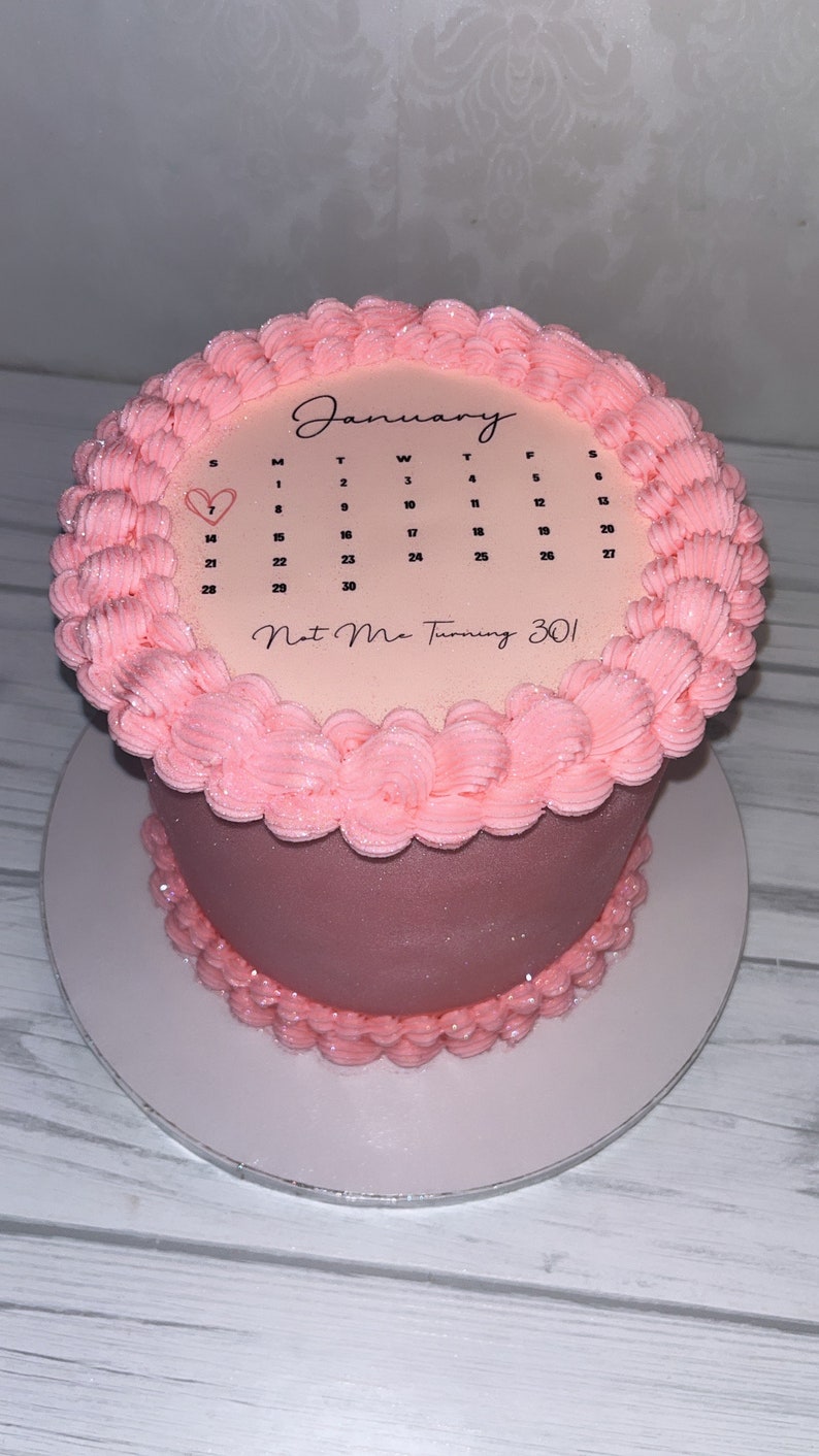 Calendar Cake Template Heart Cake Calendar Cake Canva Template Etsy Calendar Cake Template Heart Cake Calendar Cake Canva Template Etsy