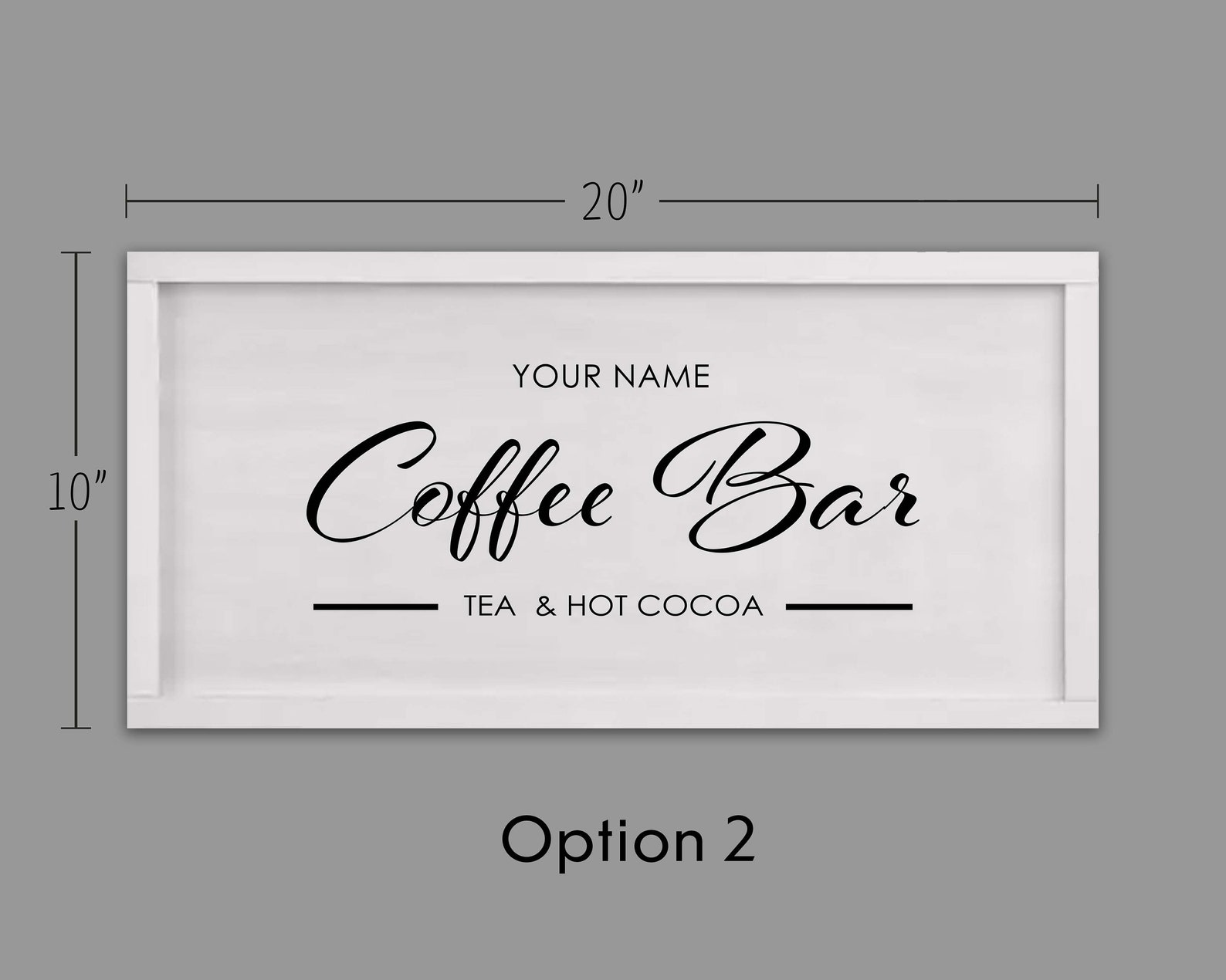 Custom Coffee Station, Wood Sign, Personalized Coffee Bar Sign, Last