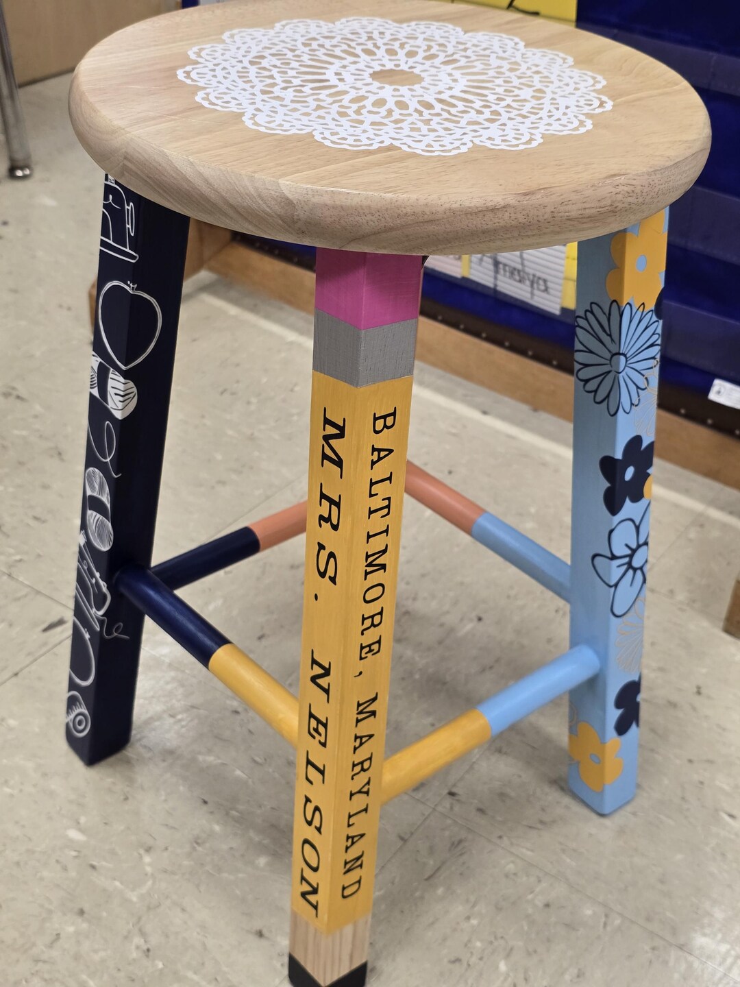 Createch Stools Custom Creation Stool - Etsy