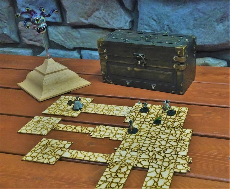 Dungeon Tile Box Set for Dungeons and Dragons DND Dice Box Set Etsy