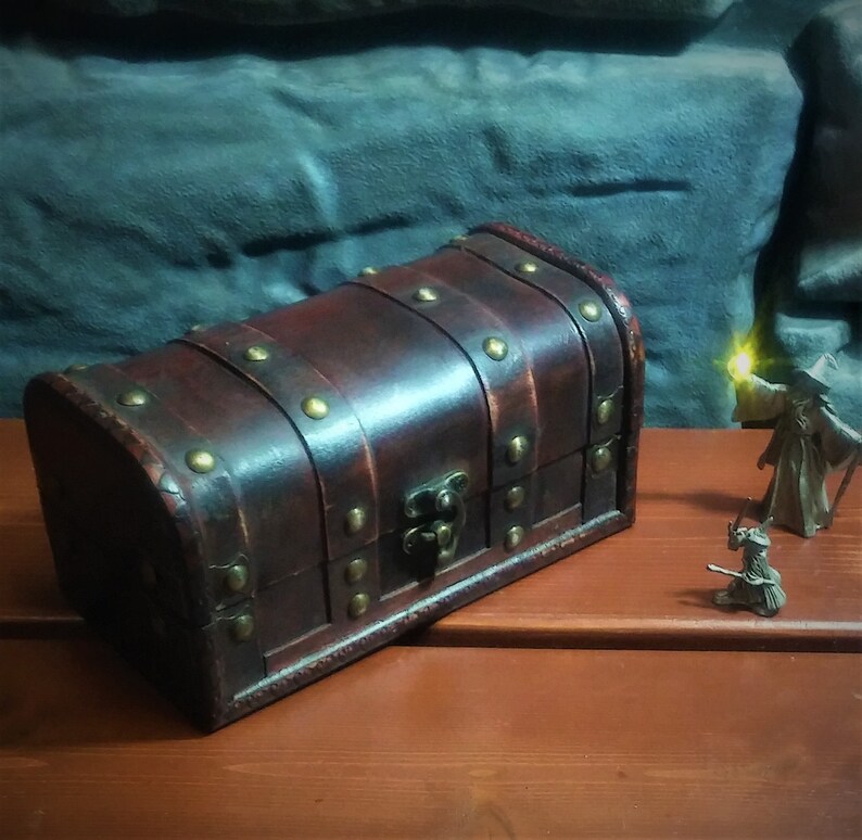 Dungeons and Dragons dice box D&D Treasure chest DND spell Etsy