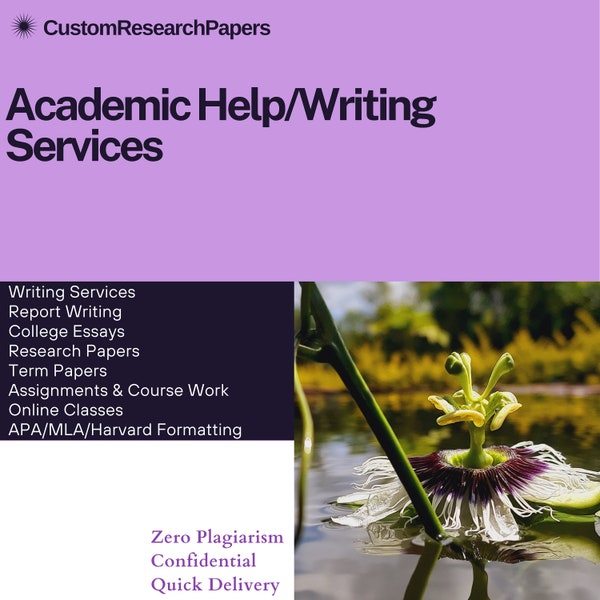 Academic Paper Assistance/ College Essay Help/ Writing Services/Course Paper Help/ Proofreading and Editing