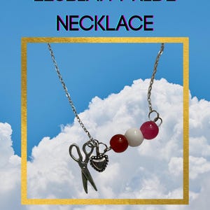 Lesbian Pride Necklace