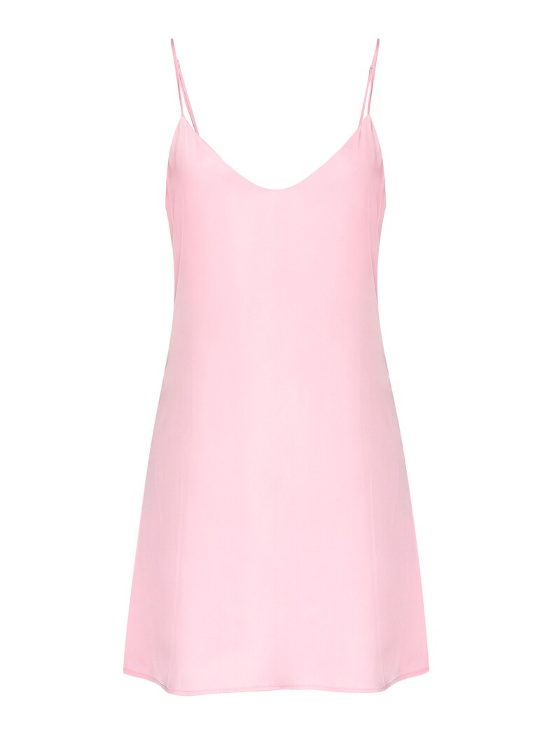 Sleepwear for woman sleepwear nightgown Bridesmaid pajama Chemise Silk clothing Bachelorette party pajama Pink silk slip