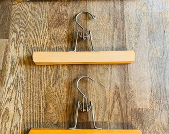 Vintage Wood Hangers, Vintage Suits/pants Hangers, Vintage