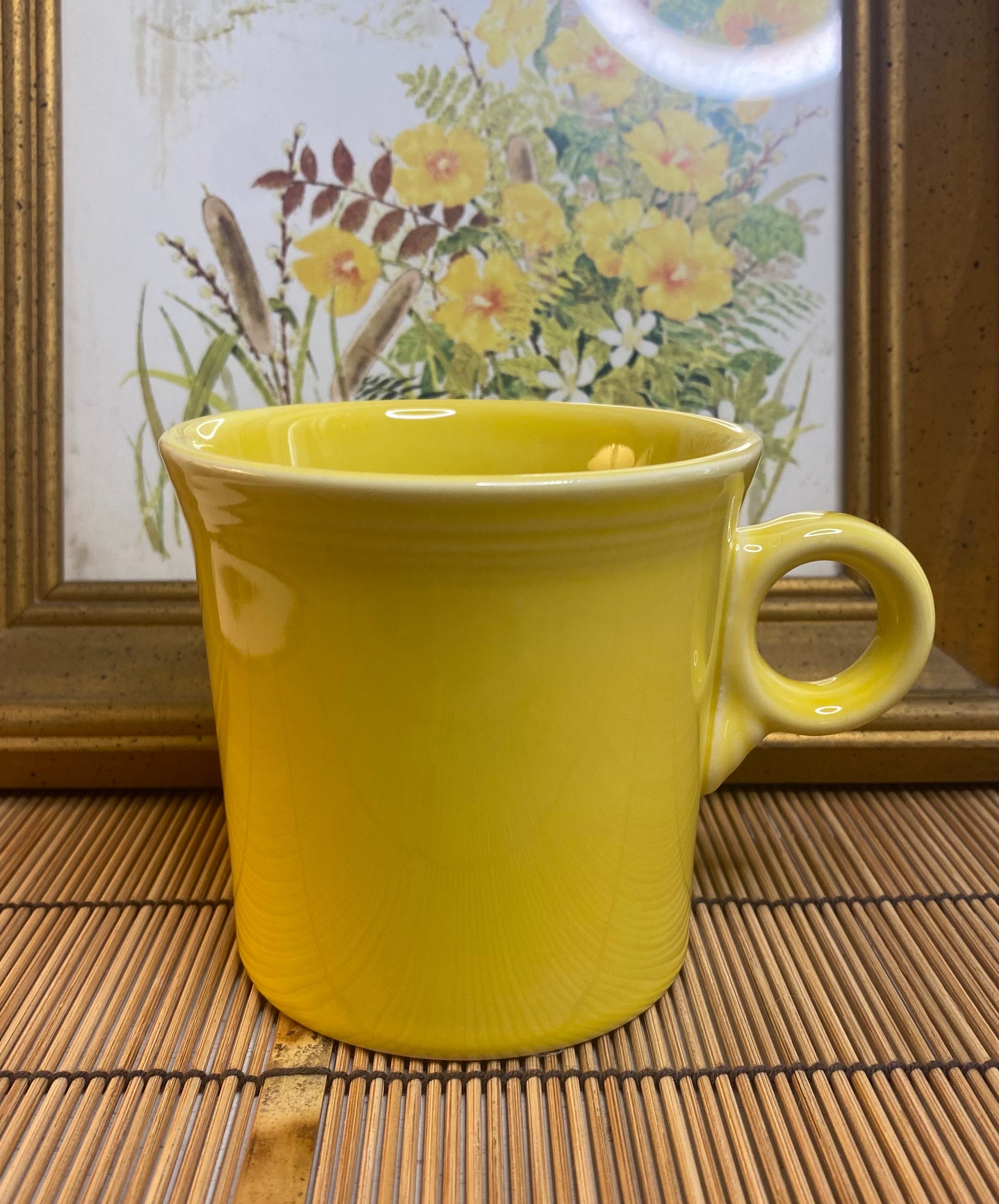 Vintage Fiesta Coffee Mug, Homer Laughlin, Canary Yellow - Etsy