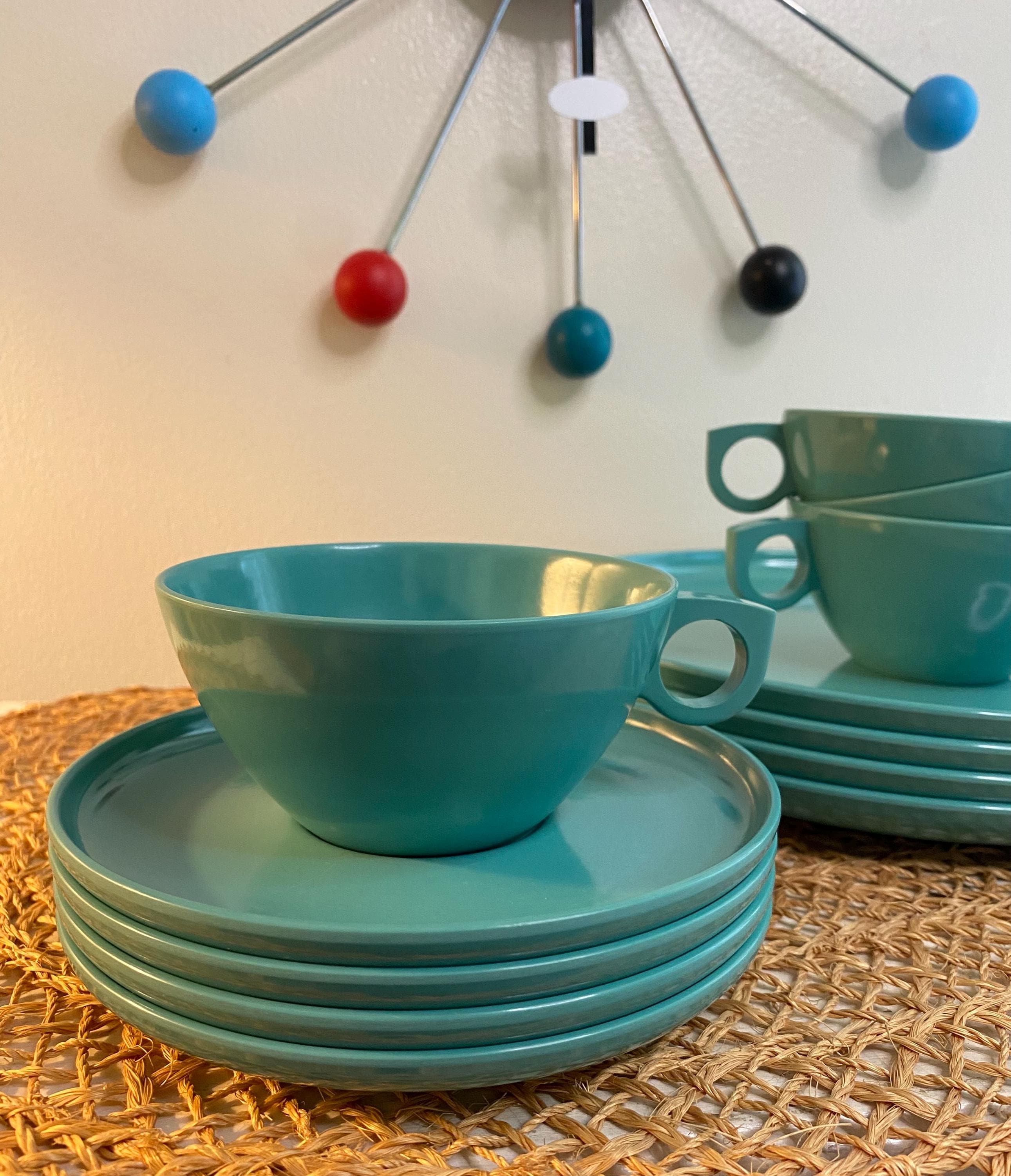 Vintage Melamine Dishware Sets Vintage 1960s Melamine Dish Set