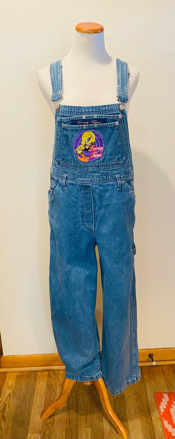 90s tweety bird overalls - Gem