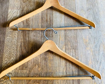 50s vintage wood hanger made in usa　5本 il_340x270.3300285486_caeg.jpg