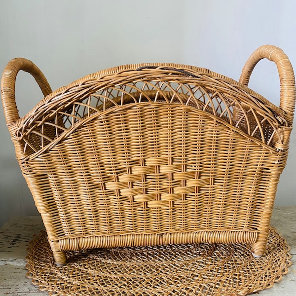 Boho Magazine Holder Etsy