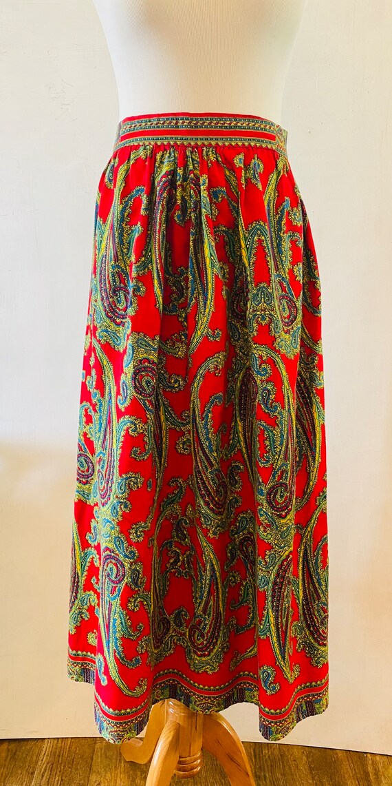 Vintage boho peasant skirt Gem