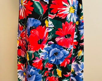 Vintage Daisy Skirt,  1970’s, A-Line