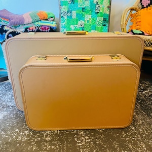 Vintage Suitcase/Luggage Set, Lady Baltimore, Two Piece
