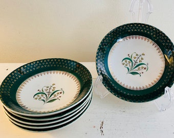 Vintage Salem China Lily of the Valley Dessert Bowls, 1954, Collectible Dessert Bowls, Six