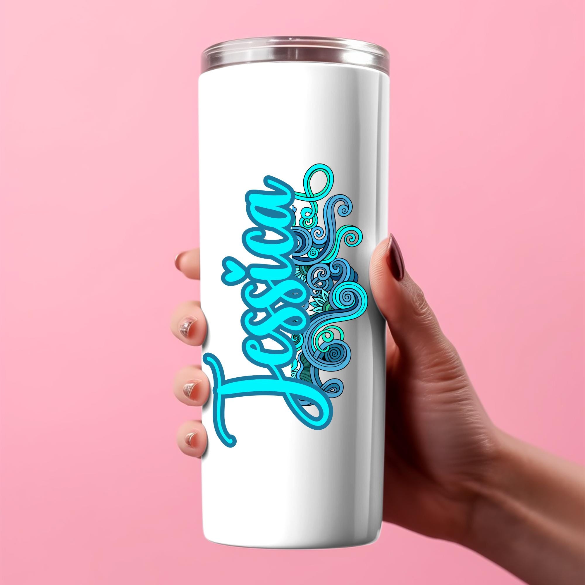 Personalized Cursive Name Decal | Custom Vinyl Sticker - Etsy