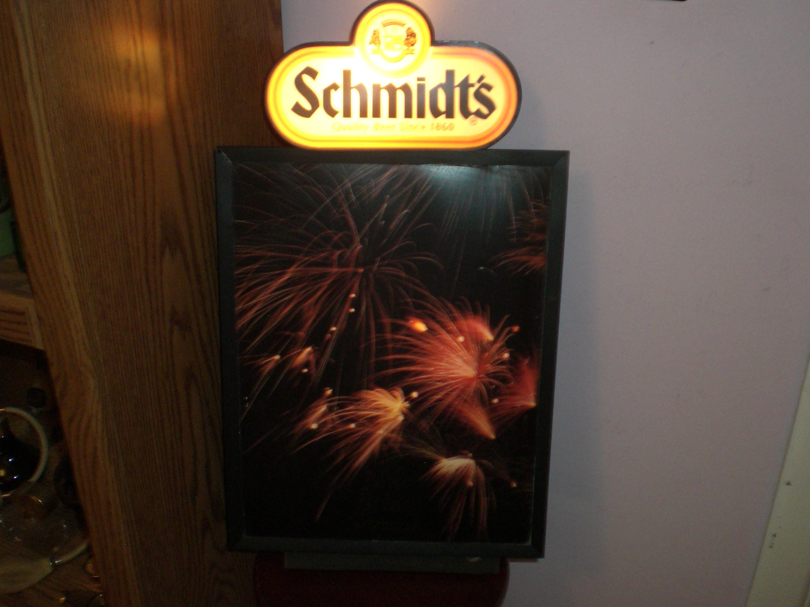 Schmidt Beer Lighted Sign - Etsy