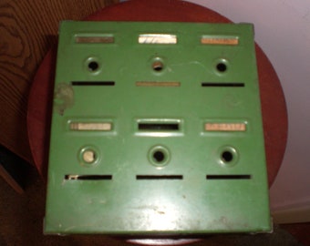 Vintage Metal Home Budget/Savings Bank