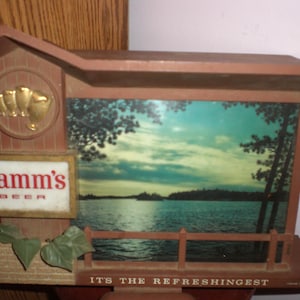 Vintage Hamm&#39;s Beer WORKING Lighted Sign