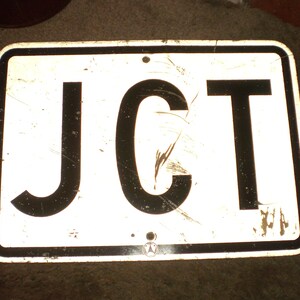ハイウェイサイン　１８inch Jct Highway Sign - Etsy