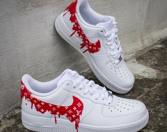 SUPREME Drip Air Force Ones