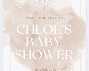 Baby shower invite