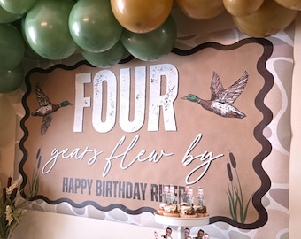 Custom Banner, Printed Butcher Paper Banner, Personalized Party Decor, Event Banner, Printed Banner, Personalized Banner, Construction Truck