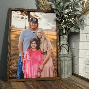 Custom Framed Portrait, framed family photo, custom wall art, Home decor, wall art, living room decor