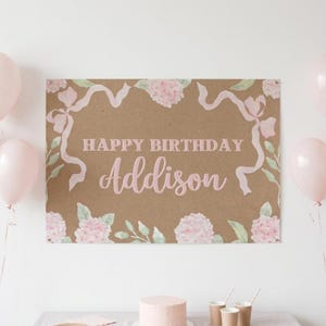 Custom Banner, Printed Butcher Paper Banner, Personalized Party Decor, Event Banner, Printed Banner, Personalized Banner, Graduation
